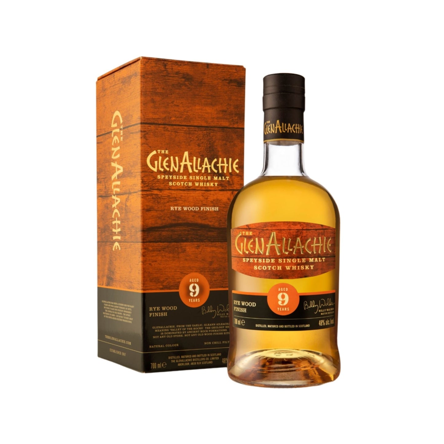 GLENALLACHIE 9YO RYE FINISH WHISKY