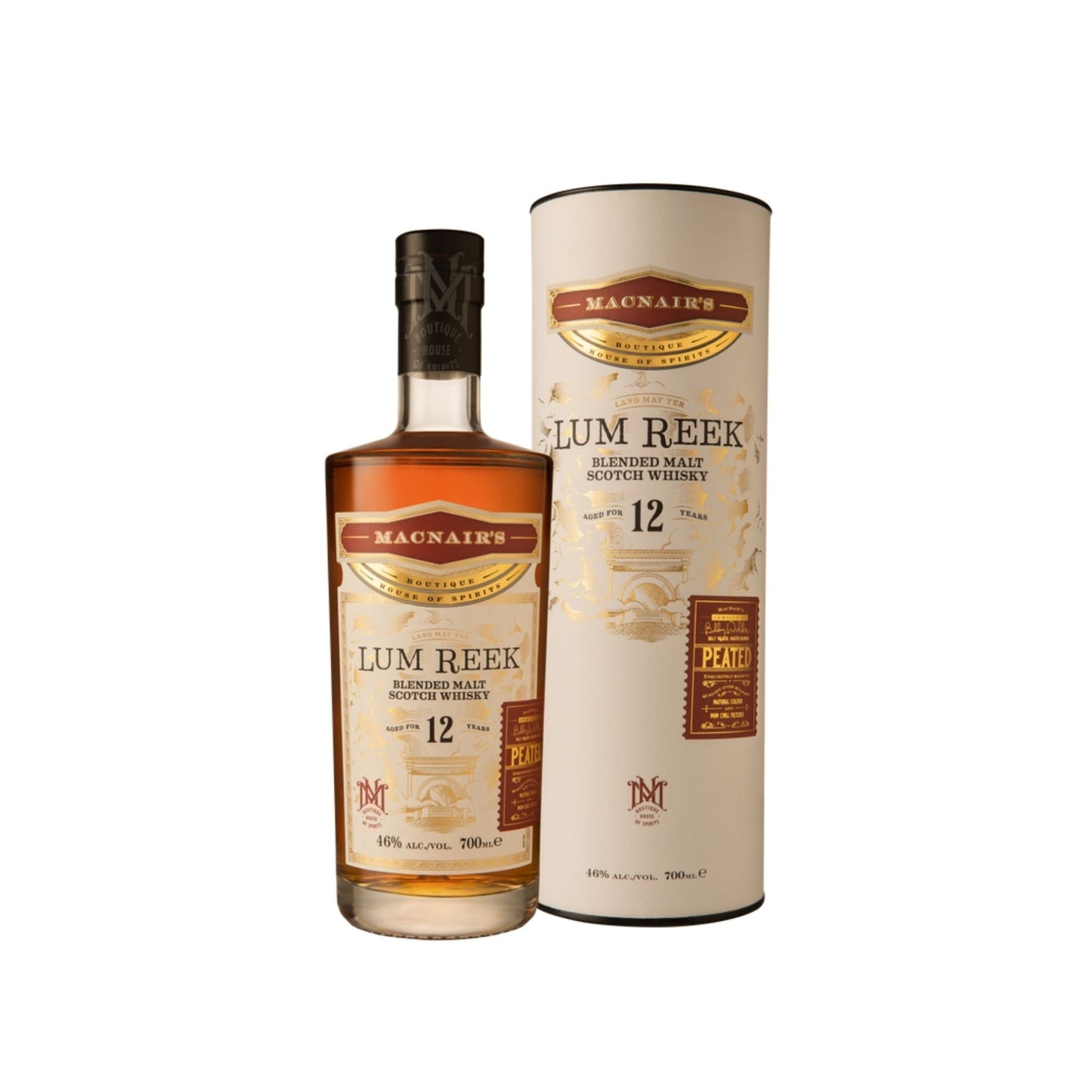 MACNAIR'S 12YO LUM REEK WHISKY