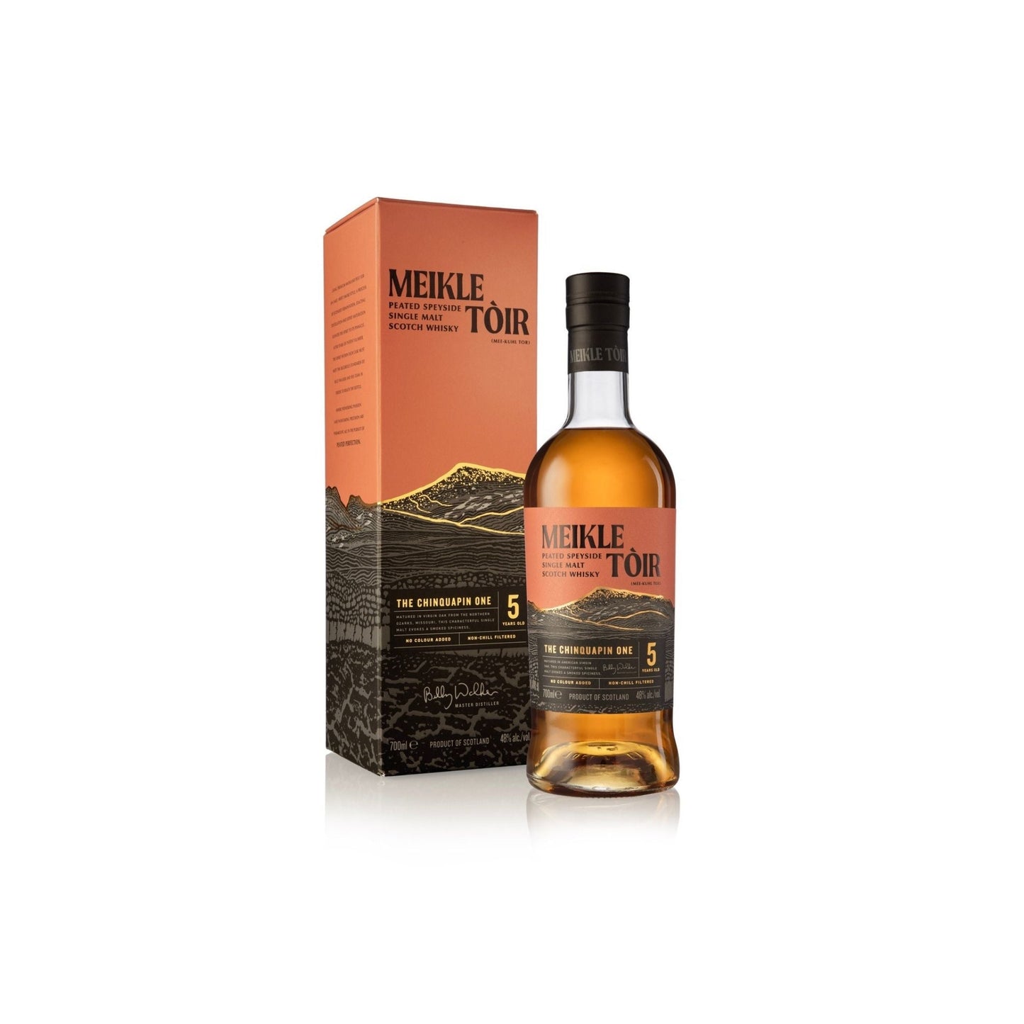 MEIKLE TOIR PEATED "CHINQUAPIN ONE" WHISKY
