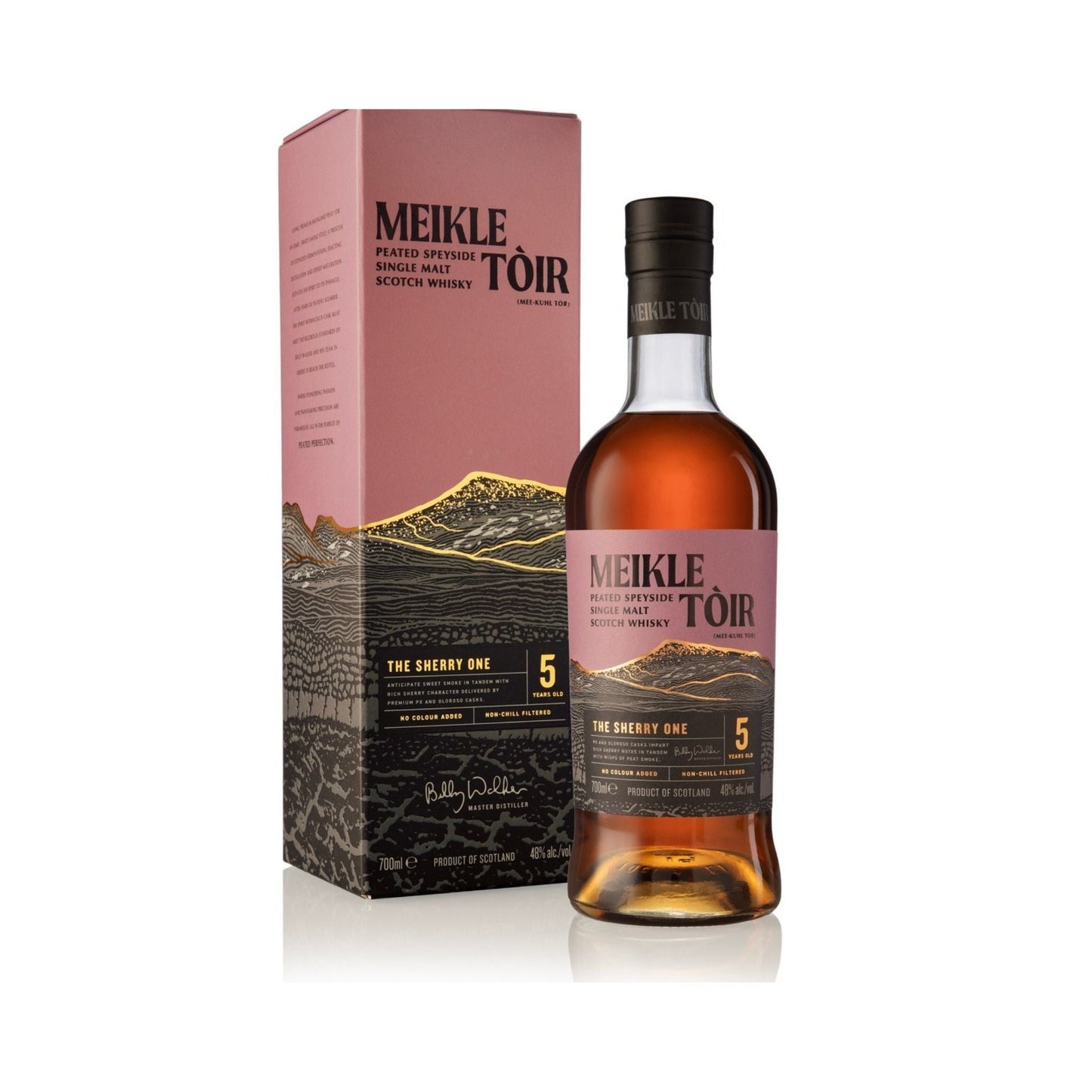 MEIKLE TOIR PEATED "SHERRY ONE" WHISKY